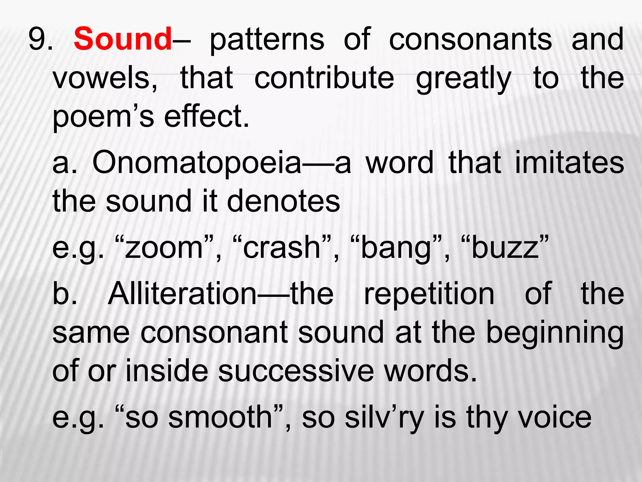 The genres and their elements | PPTX