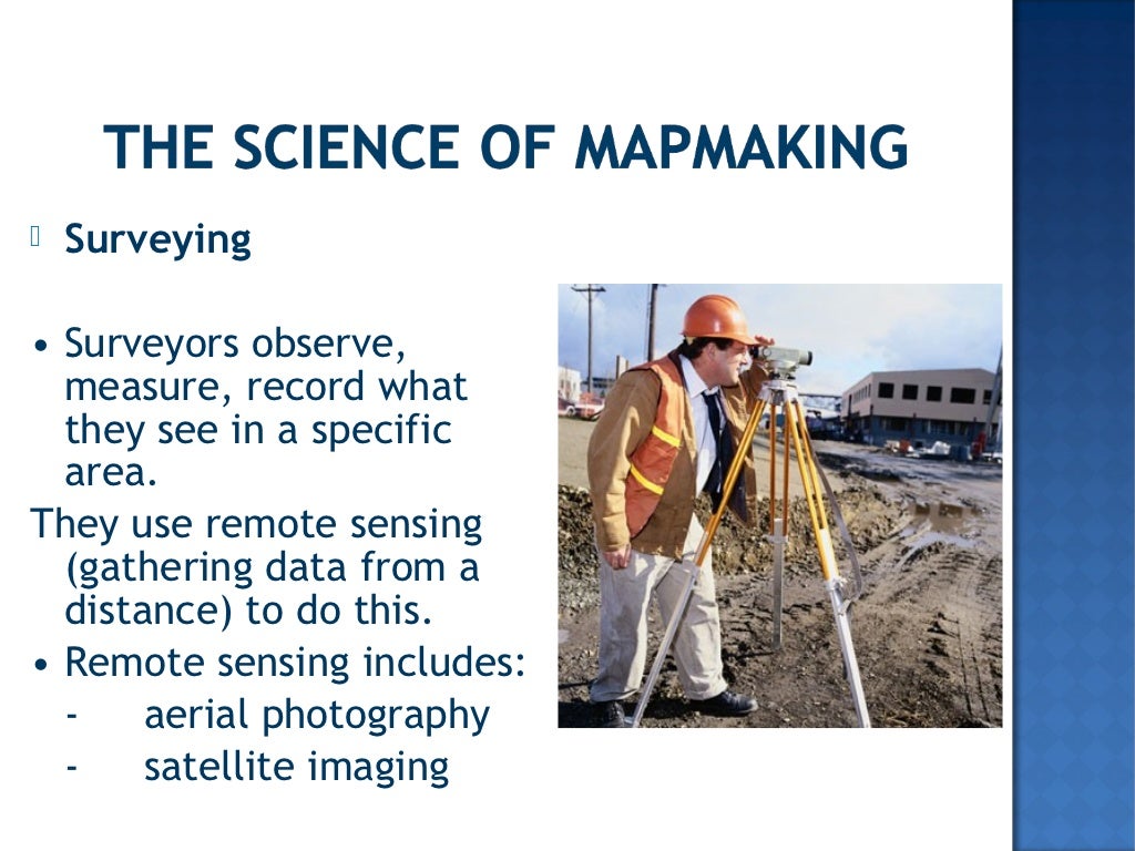 The geographer’s tools