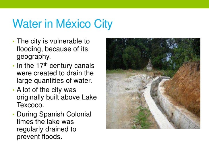 The geography of méxico city