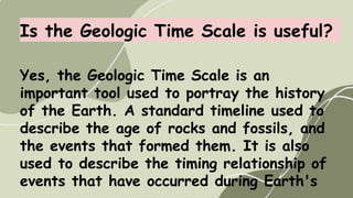 The Geologic Time Scale .pptx