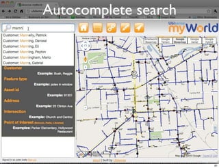 Autocomplete search




                      91
 