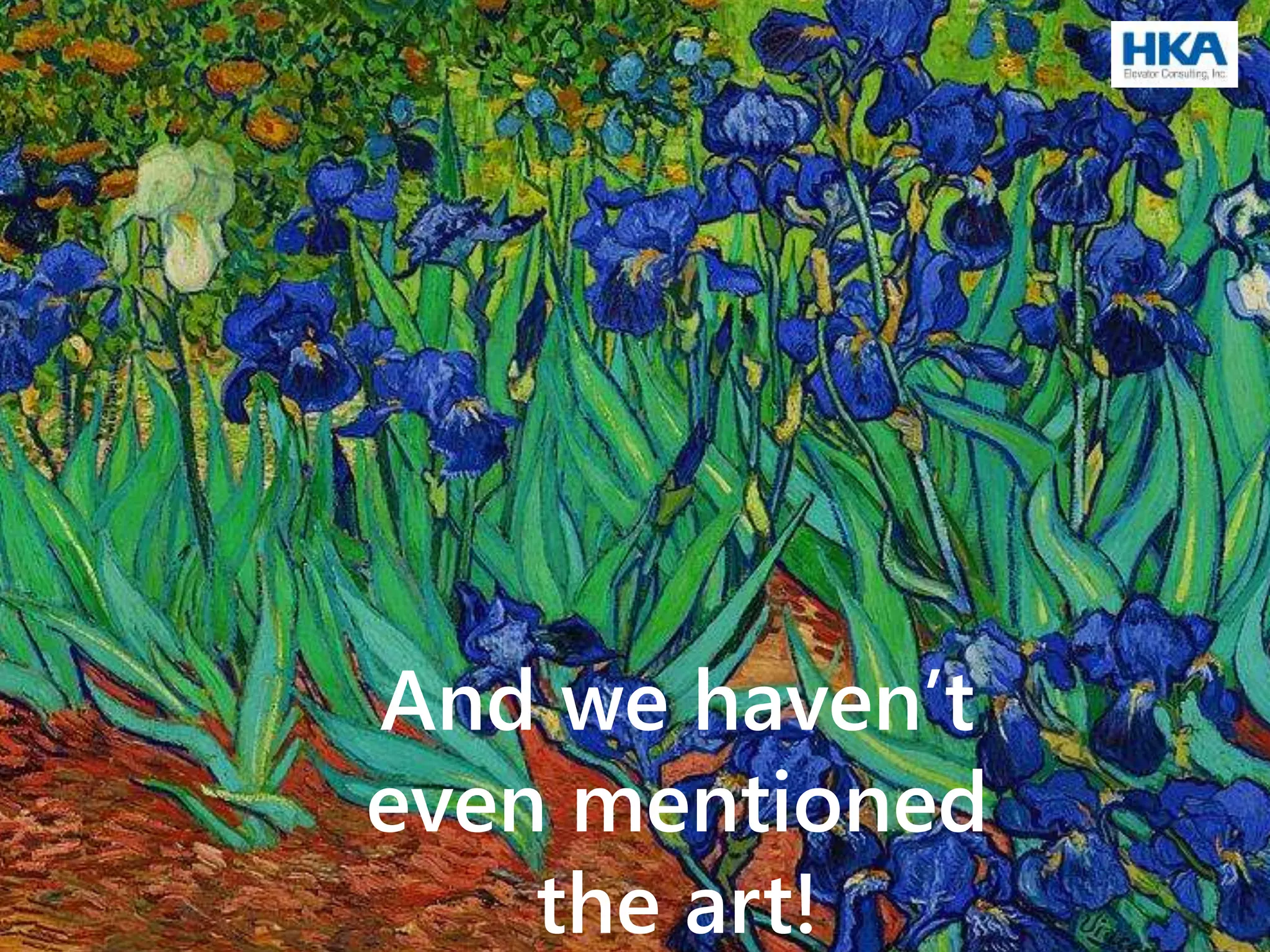 And we haven’t
even mentioned
the art!