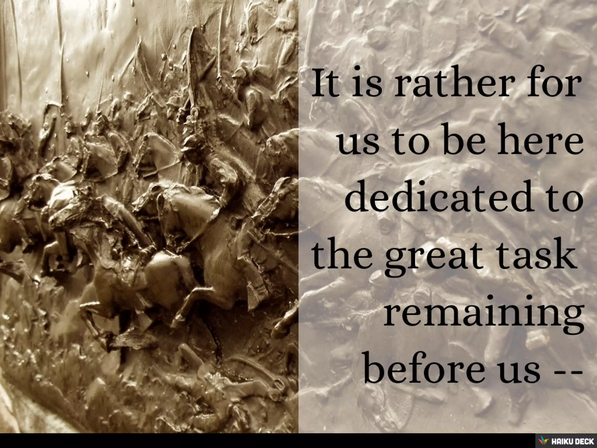 The Gettysburg Address