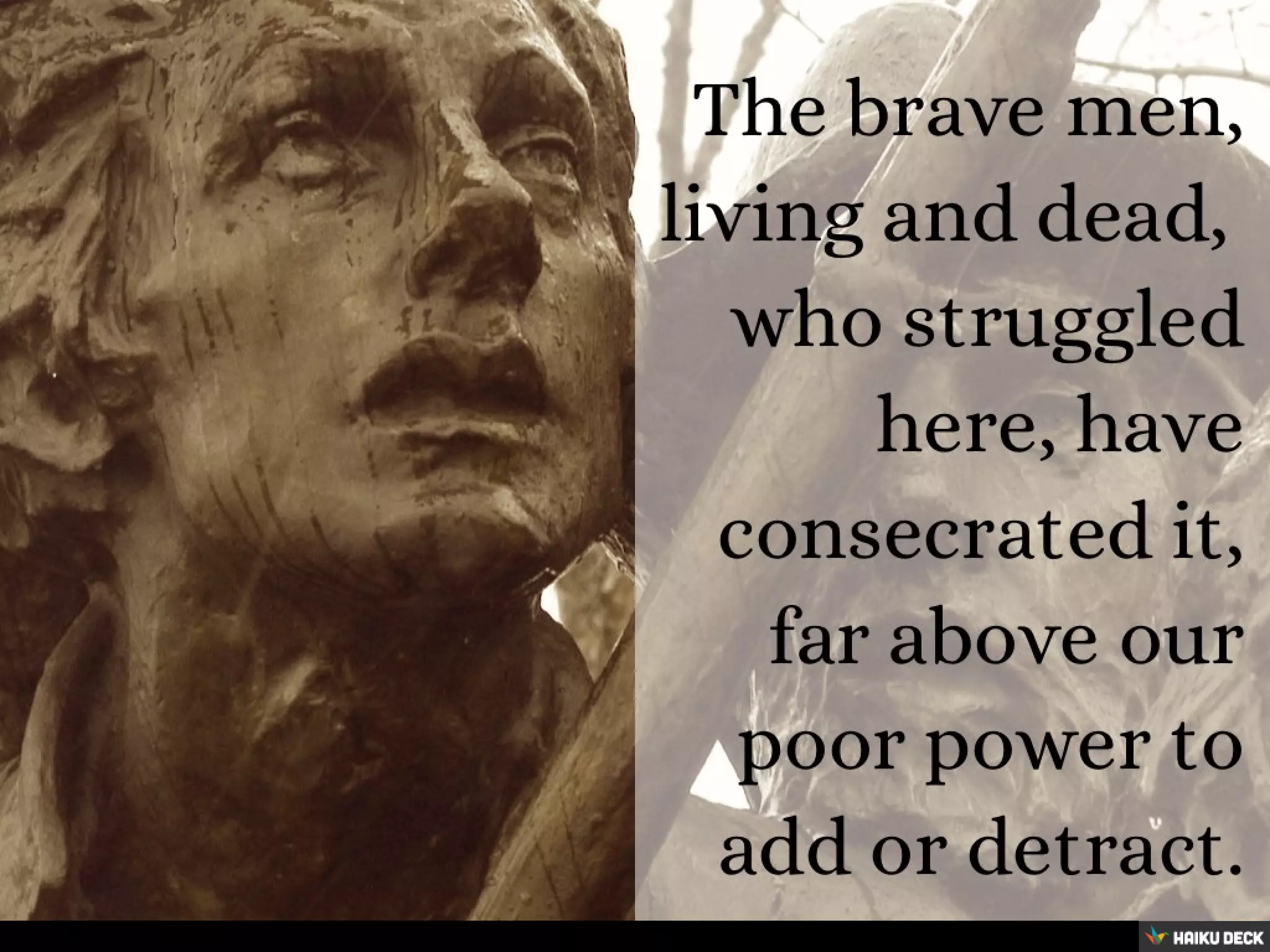 The Gettysburg Address