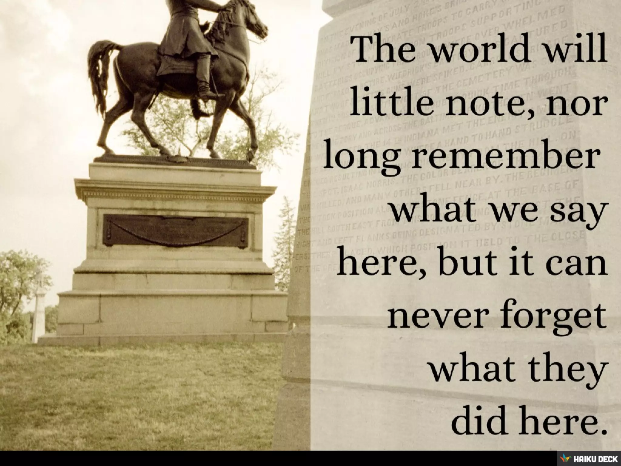 The Gettysburg Address