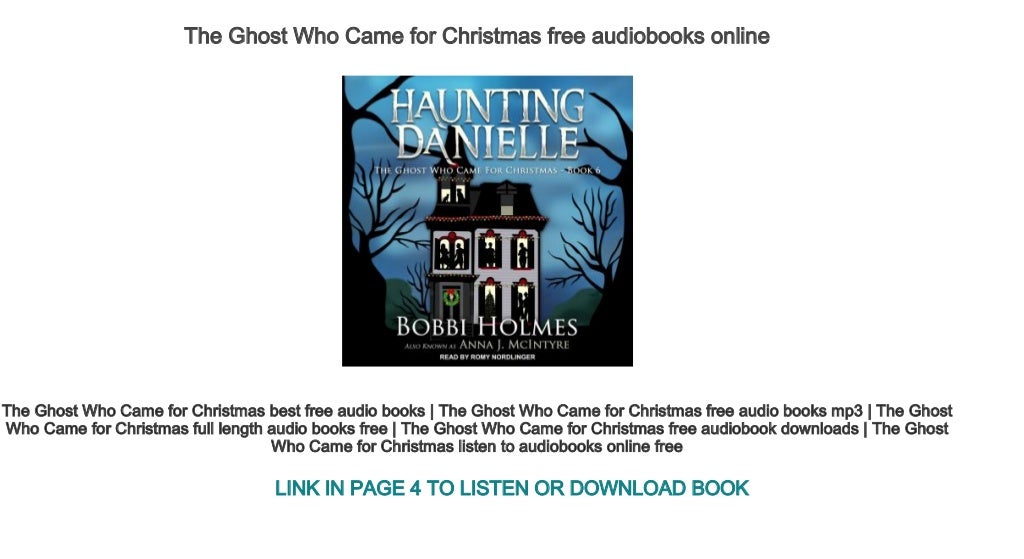 The Ghost Who Came for Christmas free audiobooks online