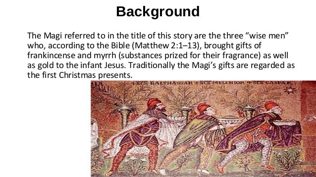 The gift of the magi analysis of the title