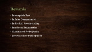 The Gift Reward Connection In The Bible