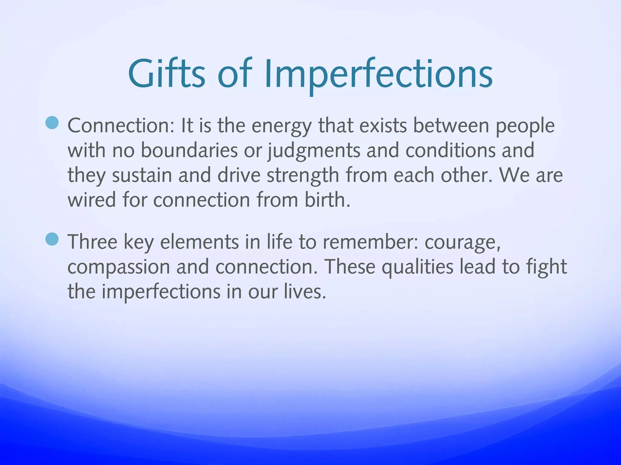 Human Imperfections And Relationships photo