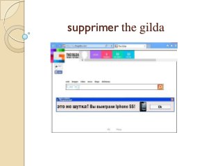 supprimer the gilda

 