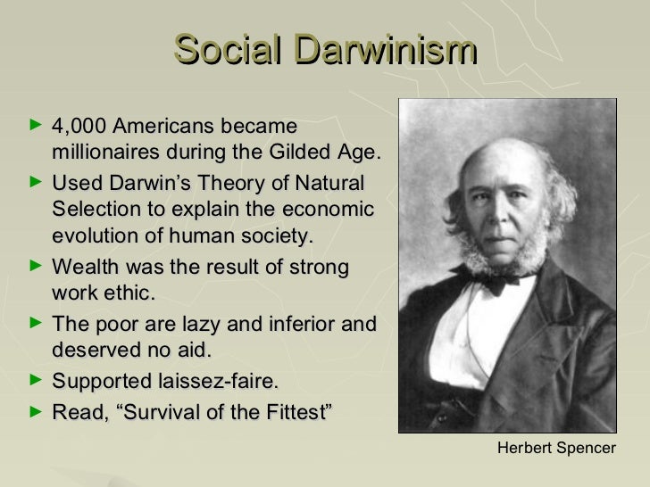 Social Darwinism In The Gilded Age