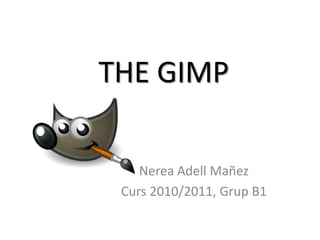 THE GIMP Nerea AdellMañez Curs 2010/2011, Grup B1 