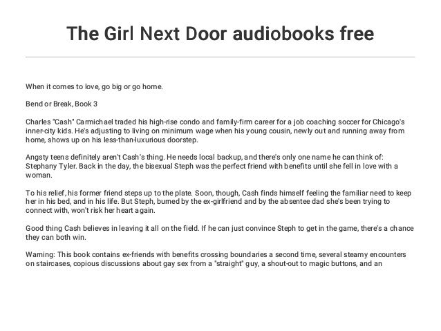 The Girl Next Door Audiobooks Free