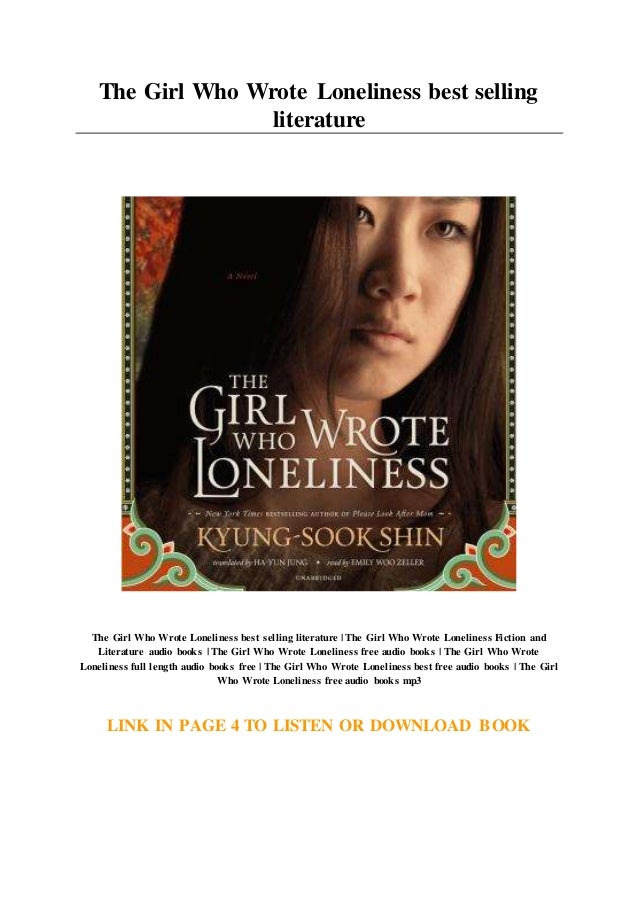 The Girl Who Wrote Loneliness Best Selling Literature
