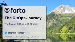 The GitOps Journey - Schlomo Schapiro - Berlin DevOps Meetup 2021-11