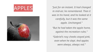 The Giver by Louis Lowry Symbolism Slides | PPTX