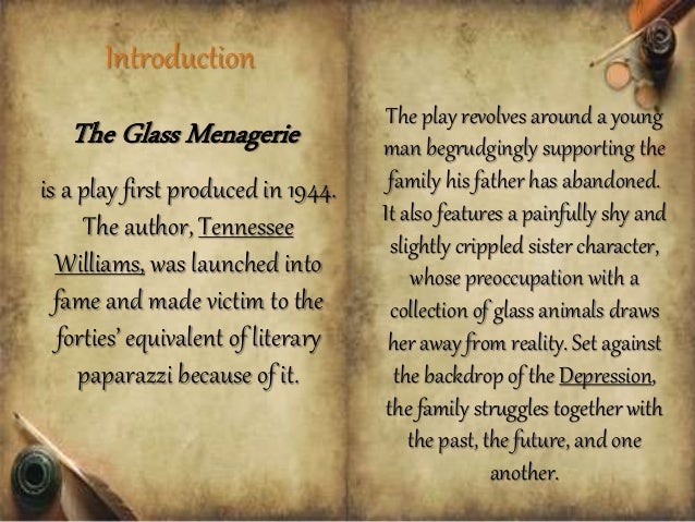 an analysis of symbolism in tennessee williams the glass menagerie Symbols in glass menagerie (williams 792) tennessee williams uses a glass unicorn, a victrola and, and also blue roses to symbolize laura wingfield in his play the glass menagerie williams' brilliant use of symbolism tells a story within itself. an analysis of symbolism in tennessee williams the glass menagerie Symbols in glass menagerie (williams 792) tennessee williams uses a glass unicorn, a victrola and, and also blue roses to symbolize laura wingfield in his play the glass menagerie williams' brilliant use of symbolism tells a story within itself.