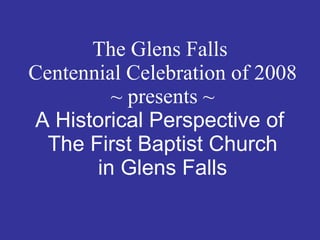 The glens falls
