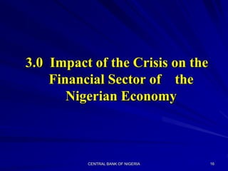 The Global Economic Crisis and the Nigerian Financial System.ppt