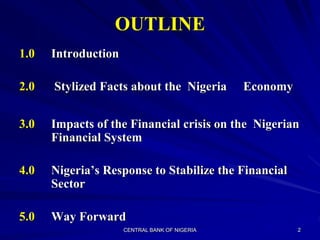 The Global Economic Crisis and the Nigerian Financial System.ppt