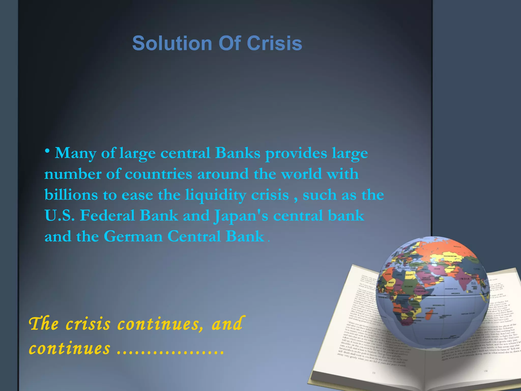 The global financial crisis 2008 | PPT