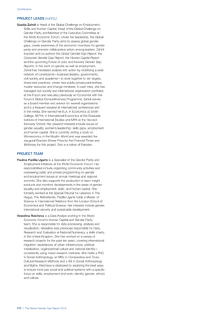 The Global Gender Gap Report 2015