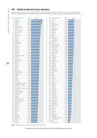 The global information technology report 2008 9
