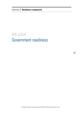 The global information technology report 2008 9