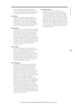 The global information technology report 2008 9