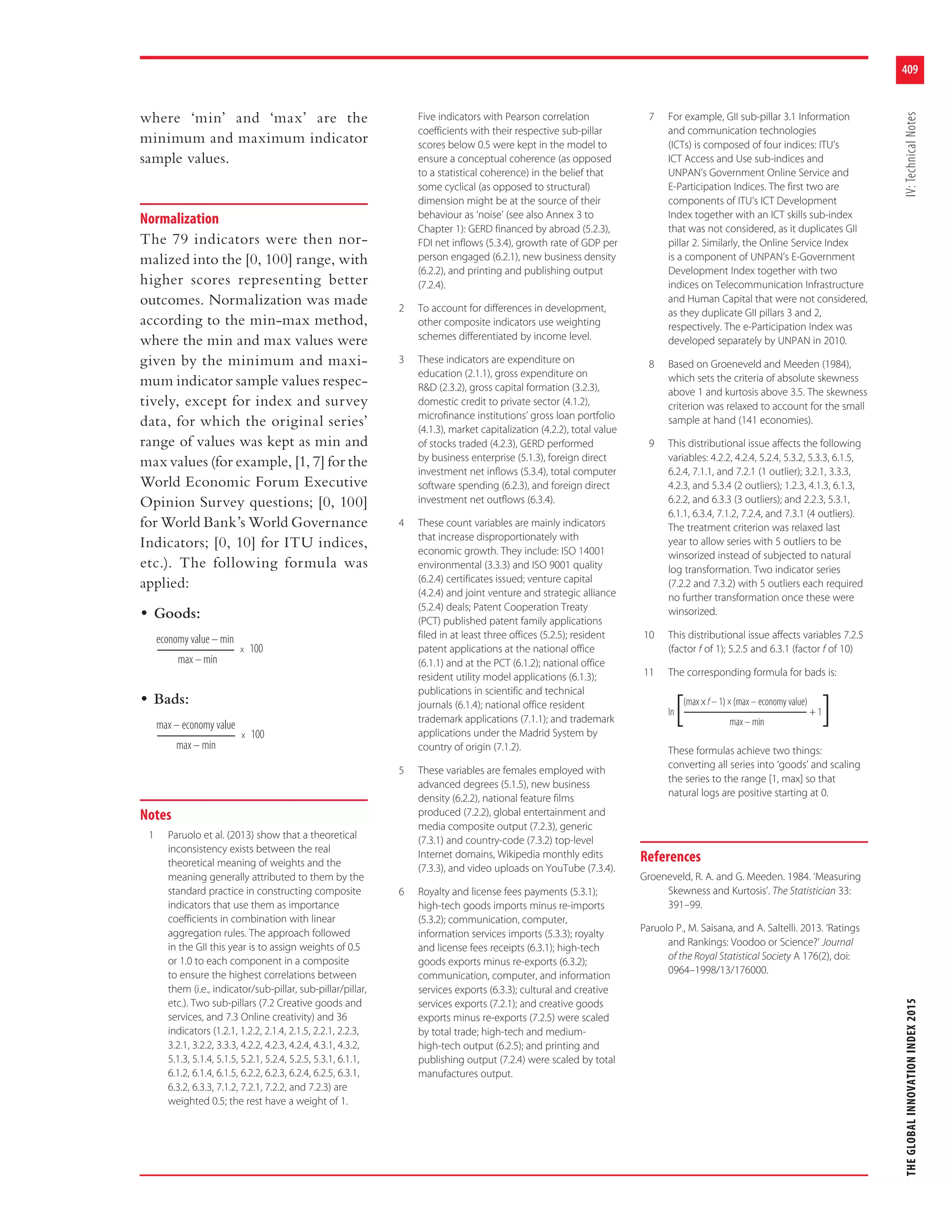 The Global Innovation Index, 2015
