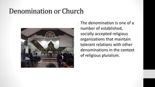 New Religious Movement
•A new religious movement (cult) is a
loosely organized and transient religious
organization that i...