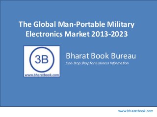 The Global Man-Portable Military
Electronics Market 2013-2023

Bharat Book Bureau
One-Stop Shop for Business Information

www.bharatbook.com

 
