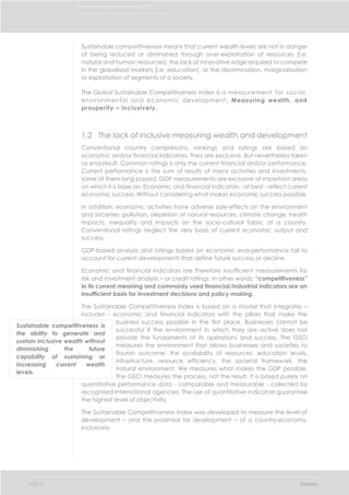 The Global Sustainable Competitiveness Report 2017 | PDF