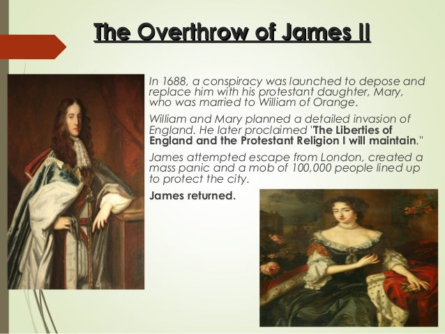 The glorious Revolution of England