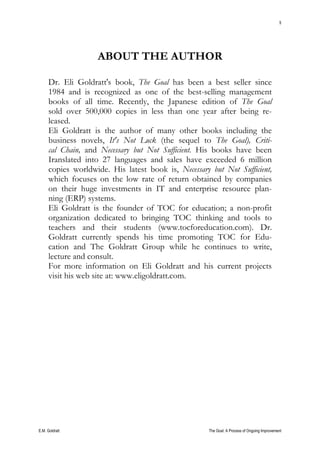 The Goal Pdfdrive Pdf