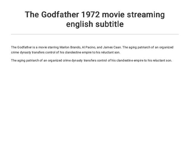 the godfather 2 subtitles english free download
