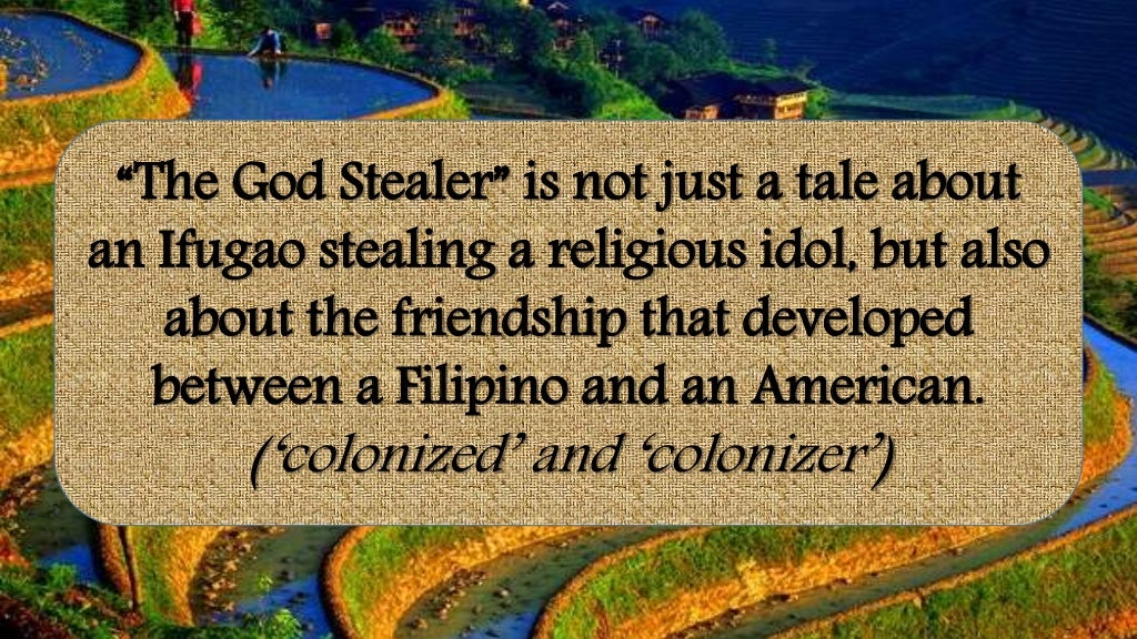 Symbolism of the god stealer picture