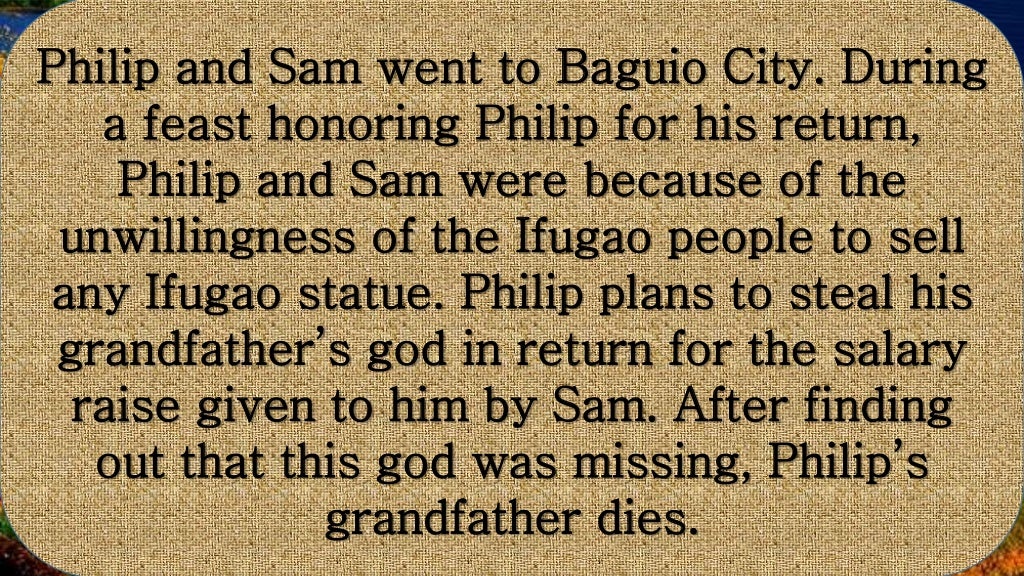 The God Stealer Moral Lesson The god stealer