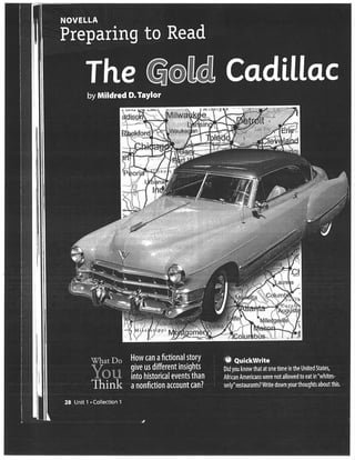 The gold cadillac