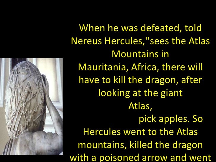 atlas bringing herakles the apples of the hesperides