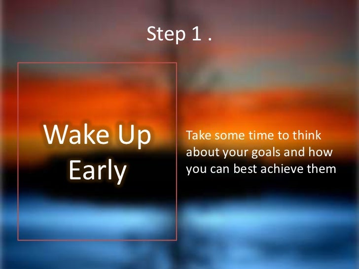 goal focus in 2 steps
