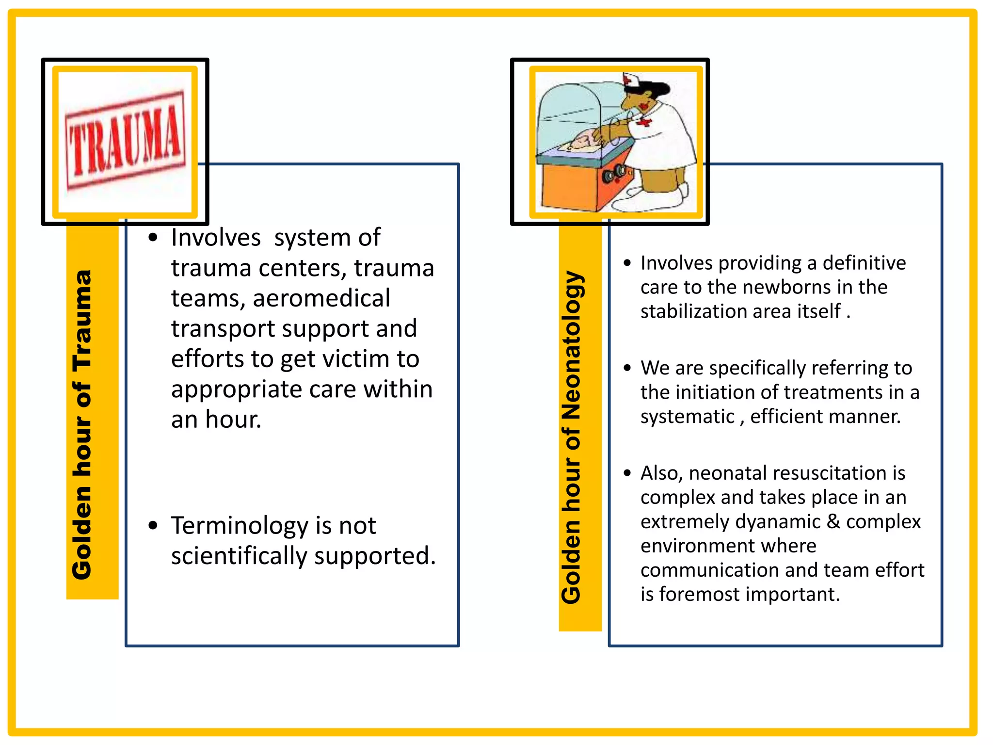 The golden hour of neonatology - by dr sonali mhatre | PPTX