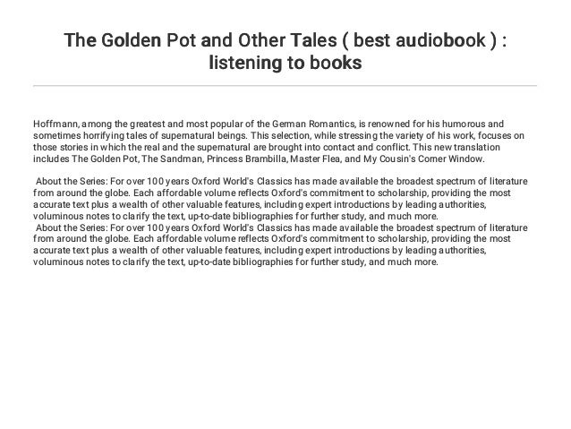 The Golden Pot and Other Tales