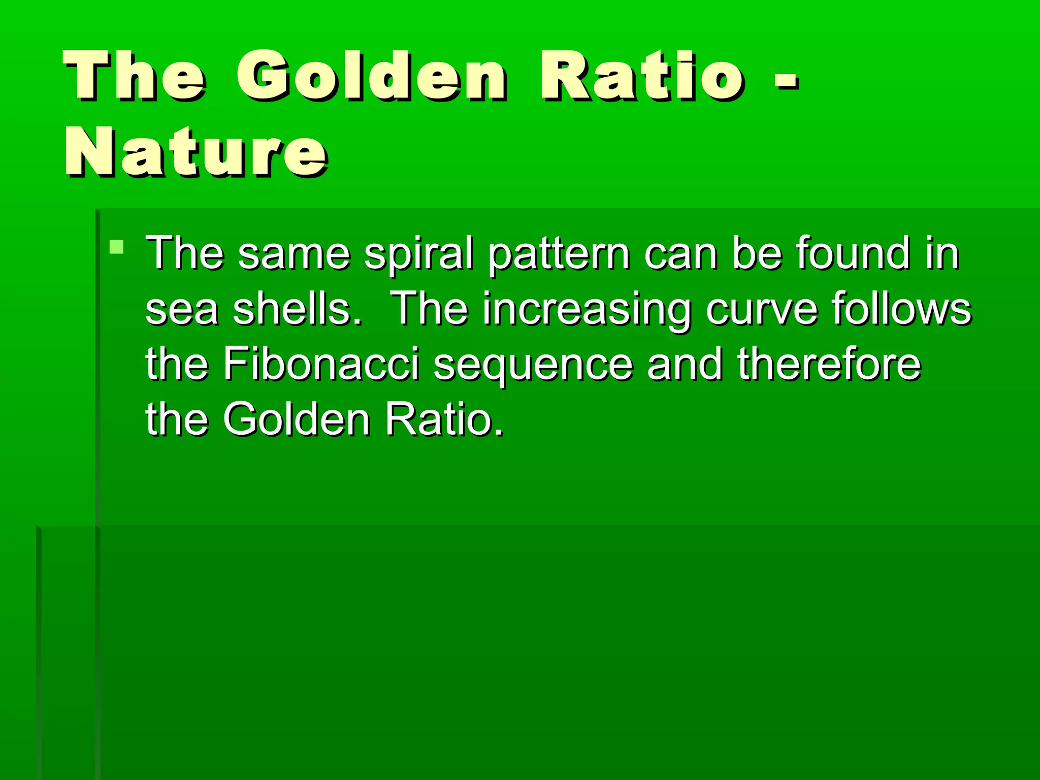 The Golden Ratio | PPT