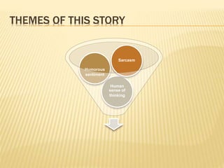 THEMES OF THIS STORY
Human
sense of
thinking
Humorous
sentiment
Sarcasm
 