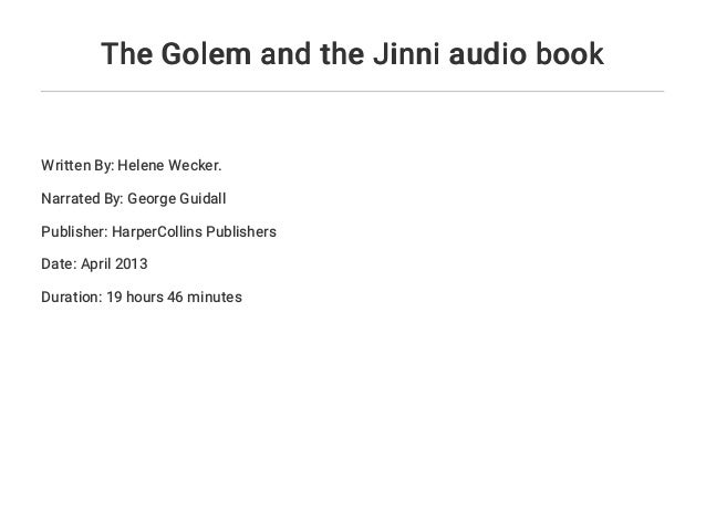 the golem and the jinni book 3 the golem and the jinni book 3