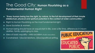 The good city by john friedman- planning theory | PPTX