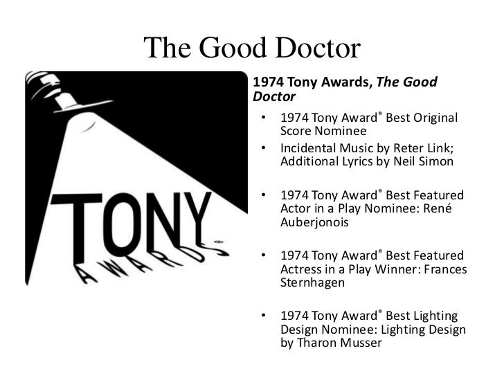 The Good Doctor by Neil Simon Power Point