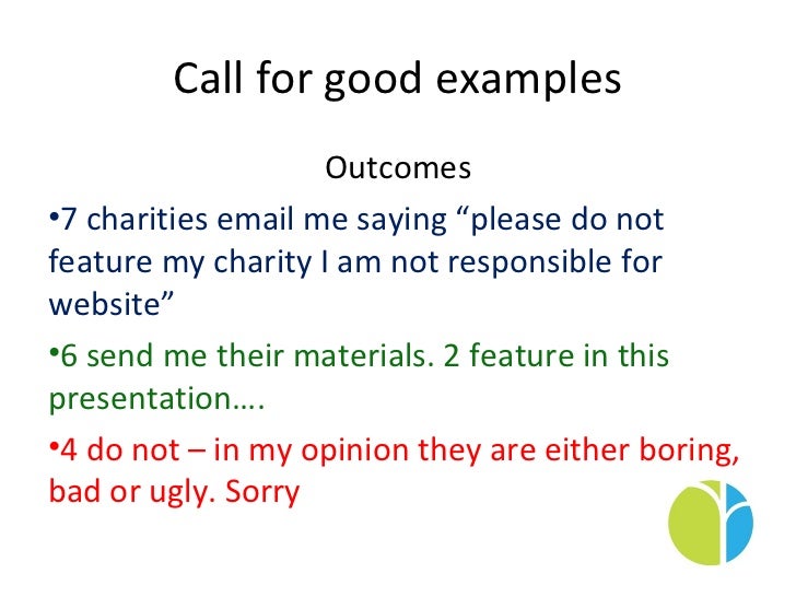 fundraising presentation examples