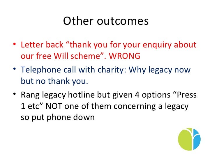 charity legacy letter the the bad and the of legacy fundraising charity legacy letter the the bad and the of legacy fundraising